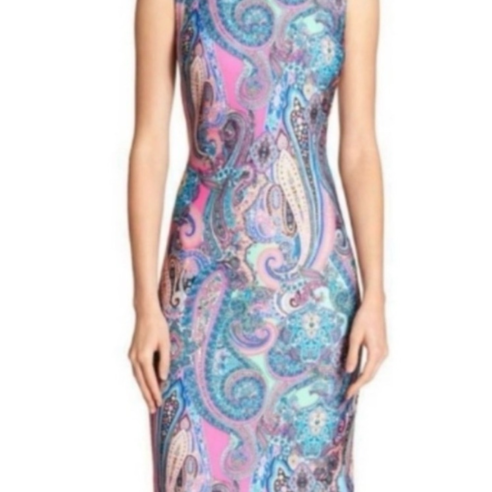 Tommy Hilfiger Vibrant Paisley Midi Dress